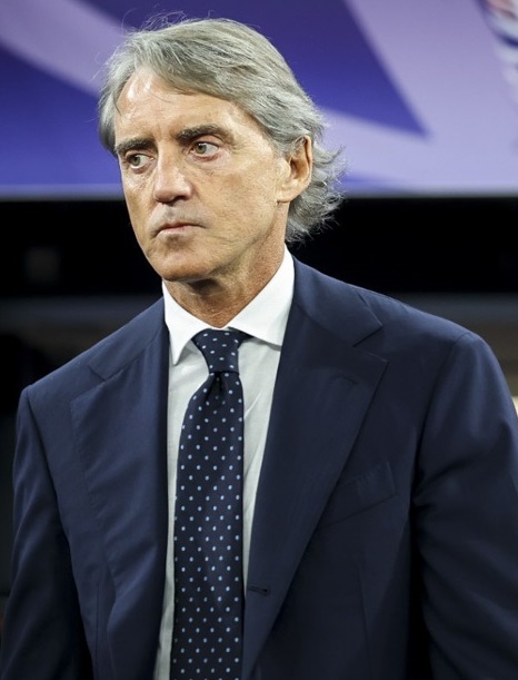 Italy head coach Roberto Mancini