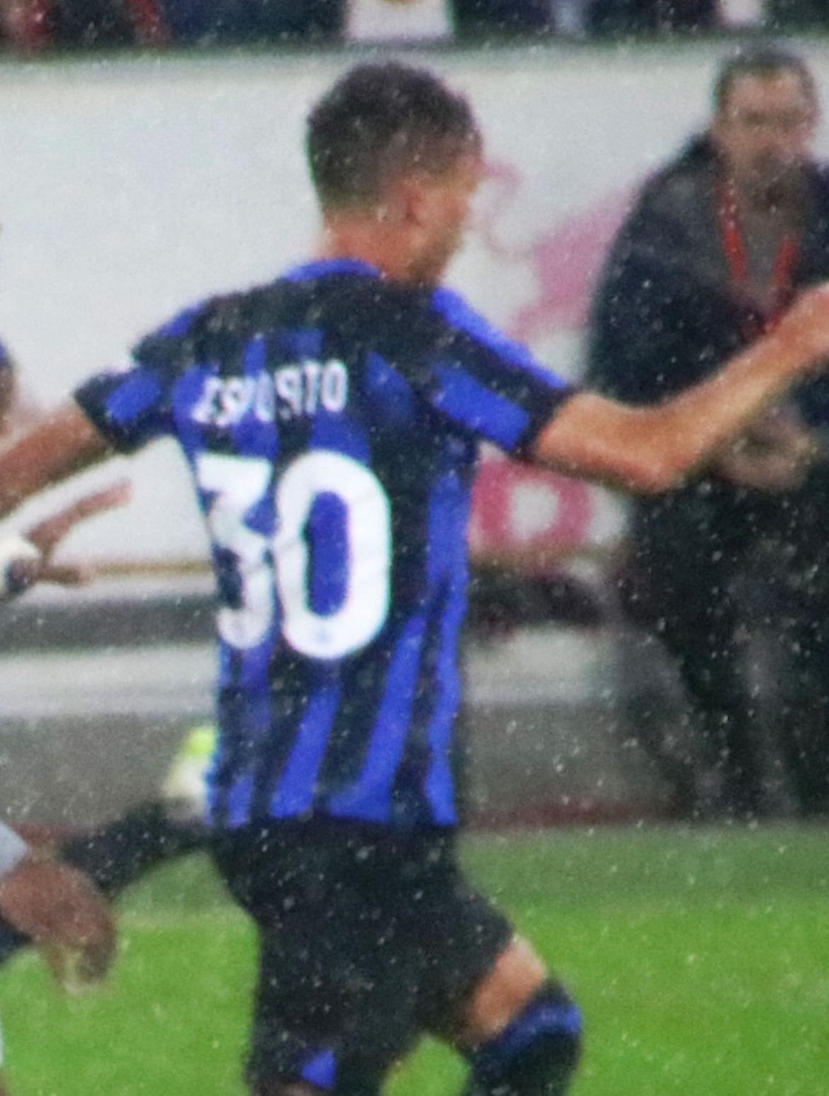 Sebastiano Esposito, who made his Italy debut against Türkiye