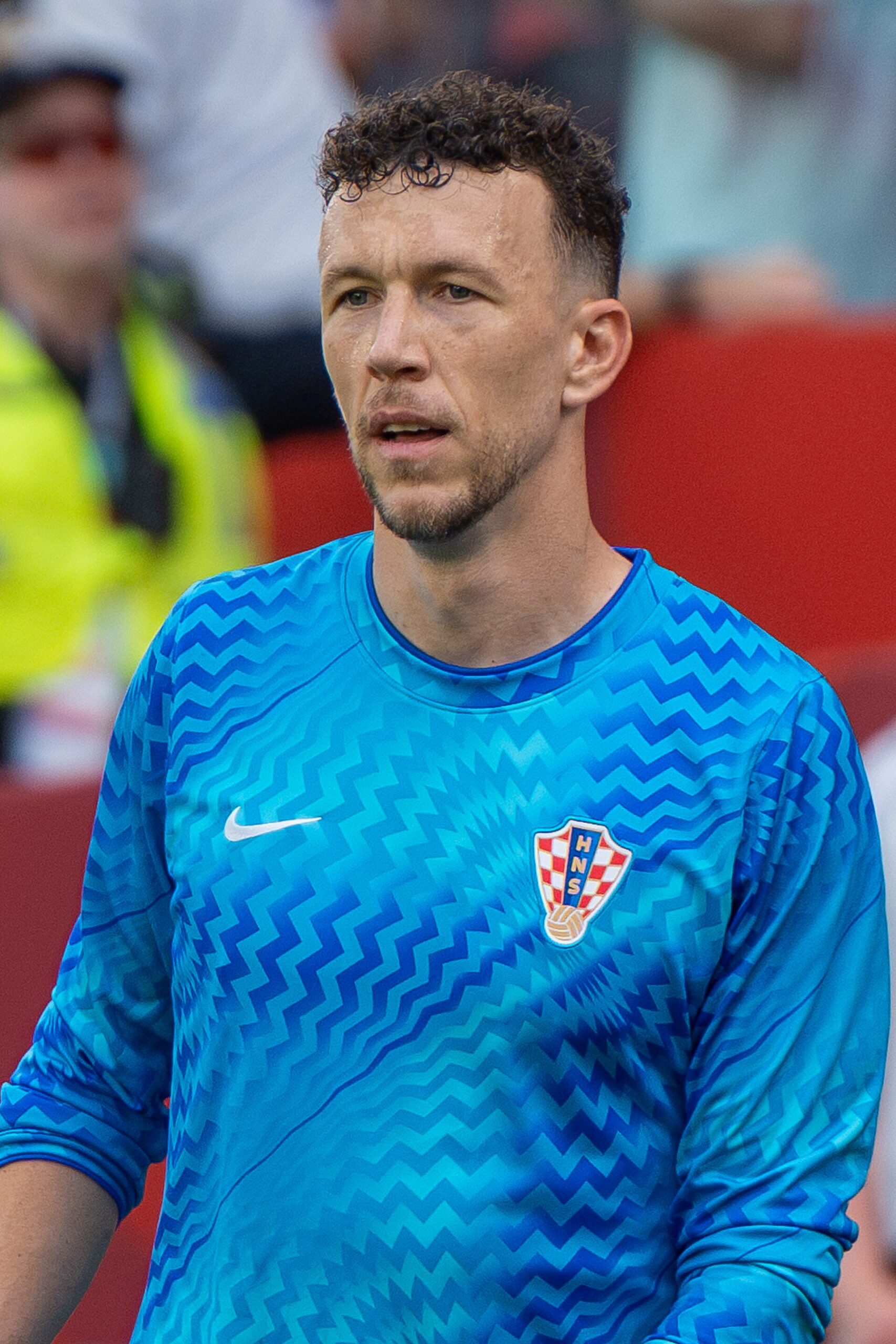 Ivan Perisic of Croatia, who crossed for Beljo's goal