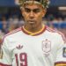 Lamine Yamal playing for Spain, two goals in Spain vs Croatia