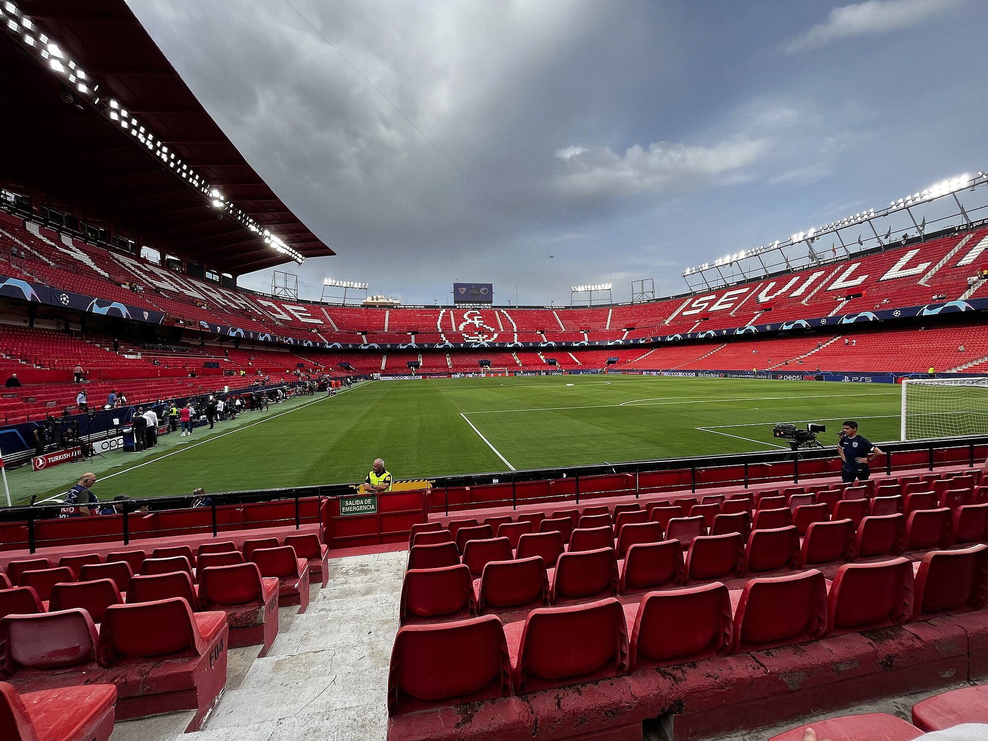 Estadio Ramon Sanchez Pizjuan in Seville, venue for Spain vs Croatia