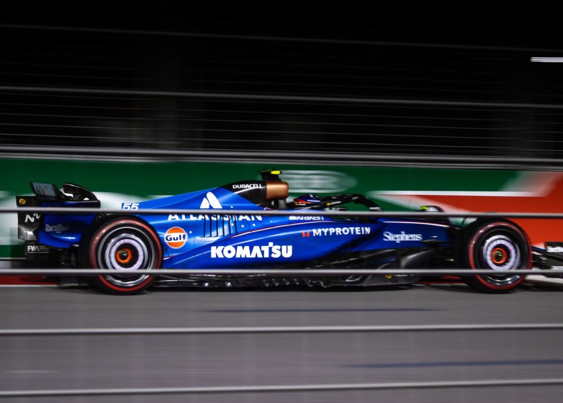 williams fw48 b spec upgrade azerbaijan gp 2026 f1 car night px35219022