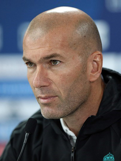 France head coach Zinedine Zidane