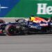 Max Verstappen in the Red Bull, winner of the Bahrain Grand Prix in Malaysia at Sepang