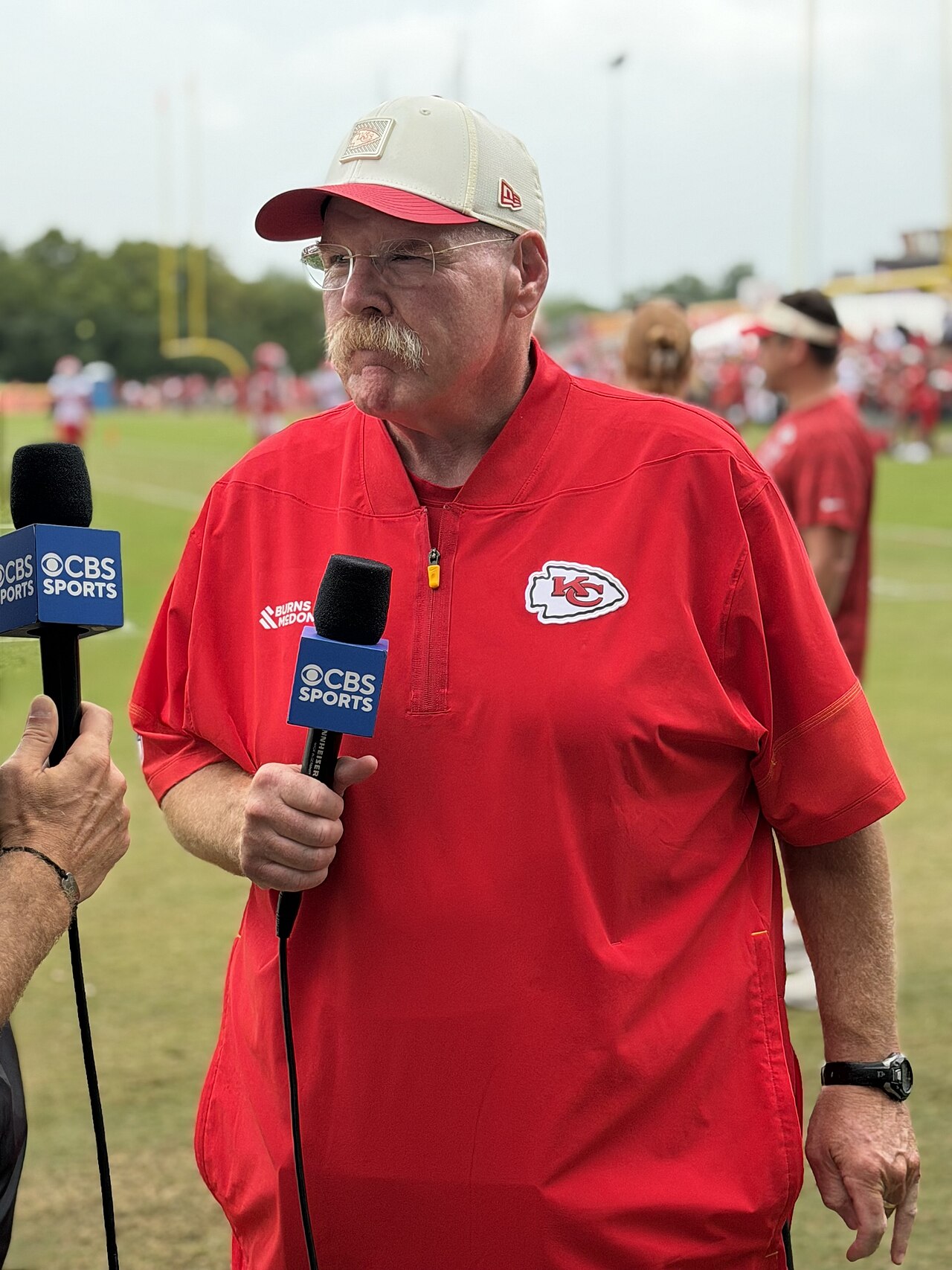 Chiefs head coach Andy Reid at 2026 training camp