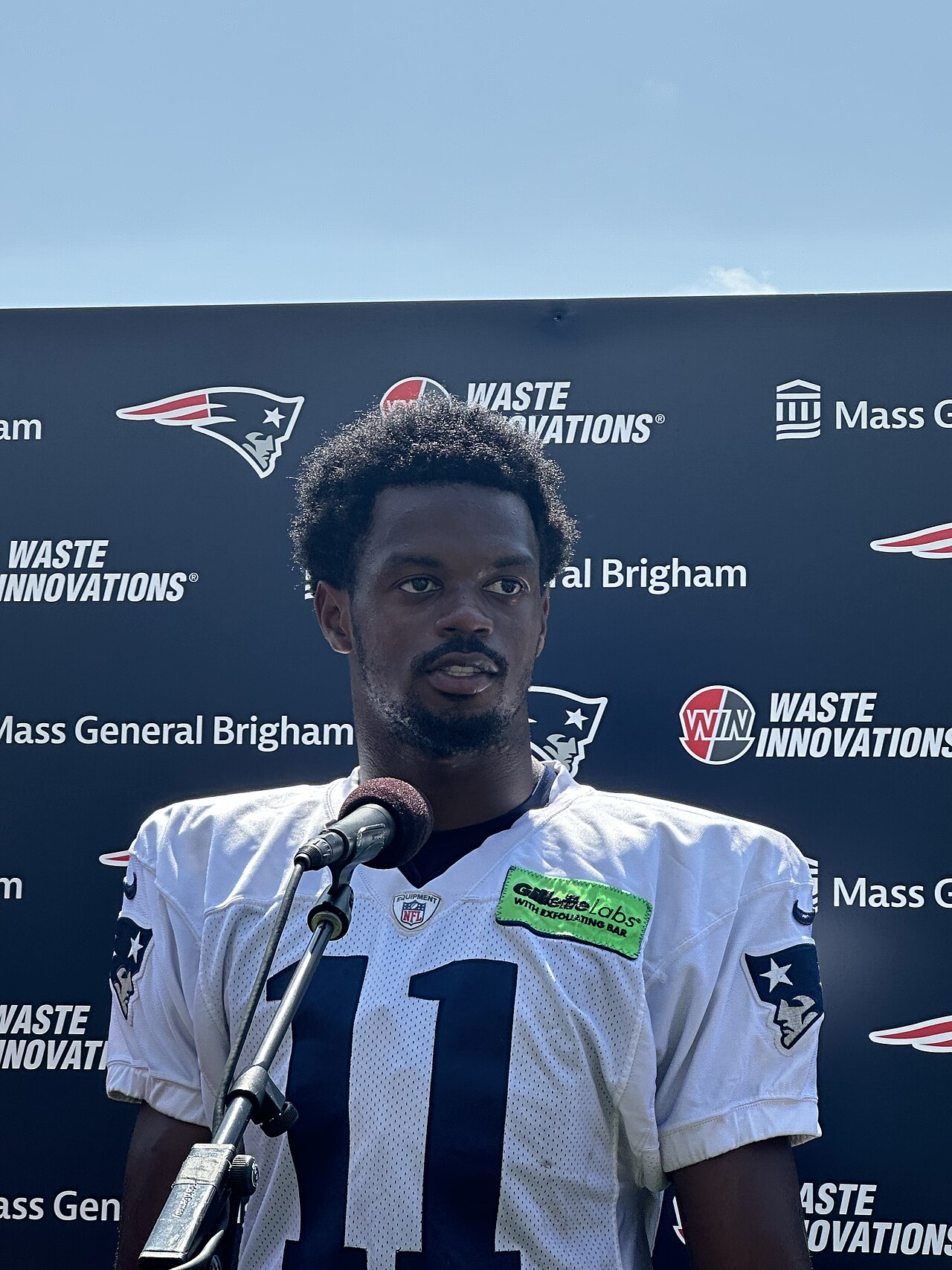Tyquan Thornton, who caught two touchdowns in Chiefs vs Raiders before an ankle injury