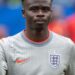 Bukayo Saka, who scored twice for England in Croatia vs England 0-7