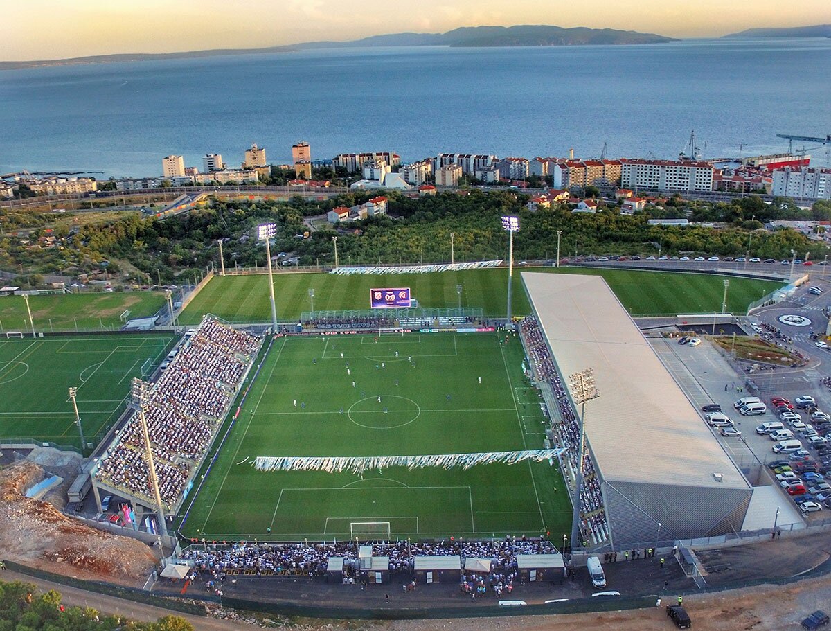 Stadion HNK Rijeka at Rujevica, venue for Croatia vs England