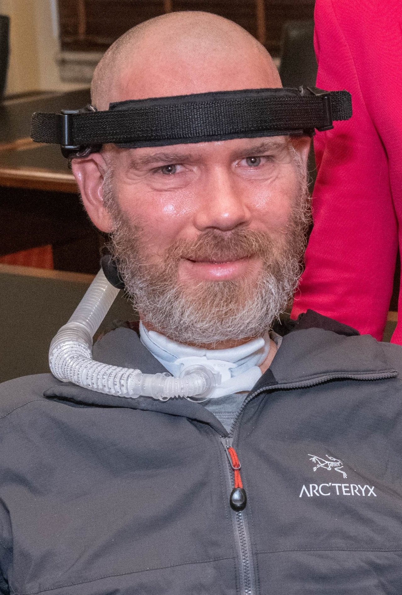 Former Saints special teams player Steve Gleason in 2020