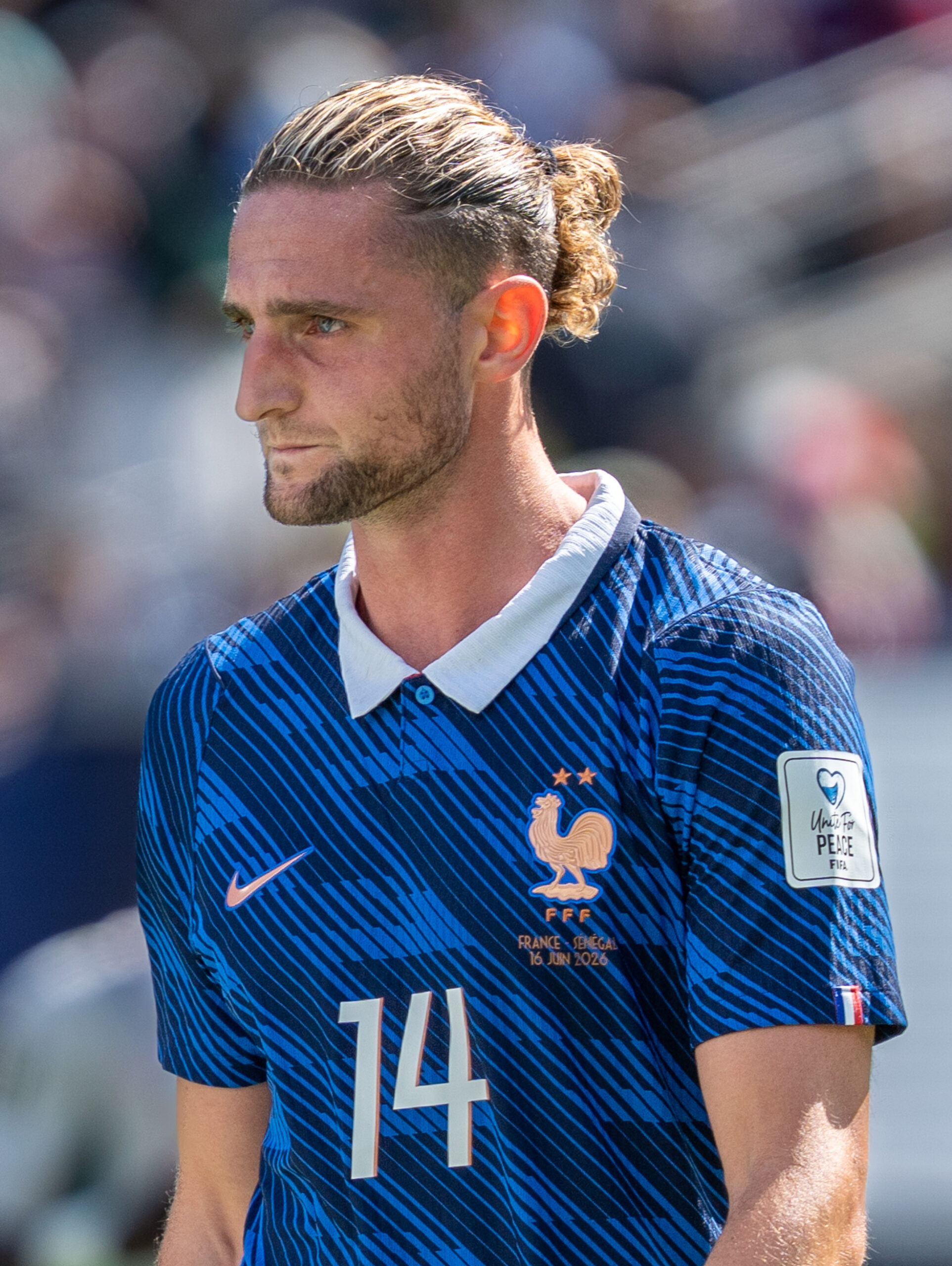 Adrien Rabiot in the France midfield, France vs Italy Nations League