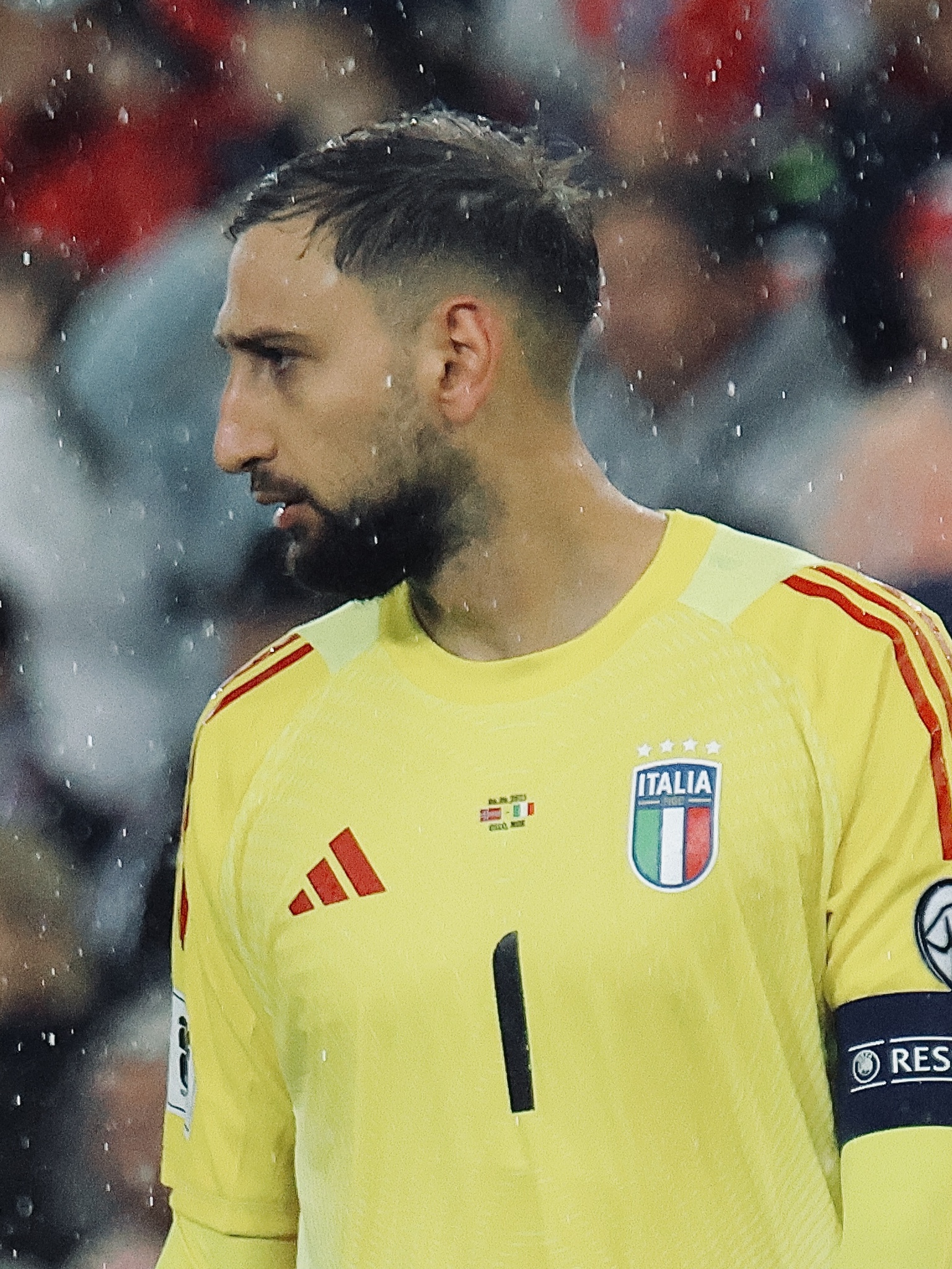 Gianluigi Donnarumma, Italy goalkeeper in France vs Italy