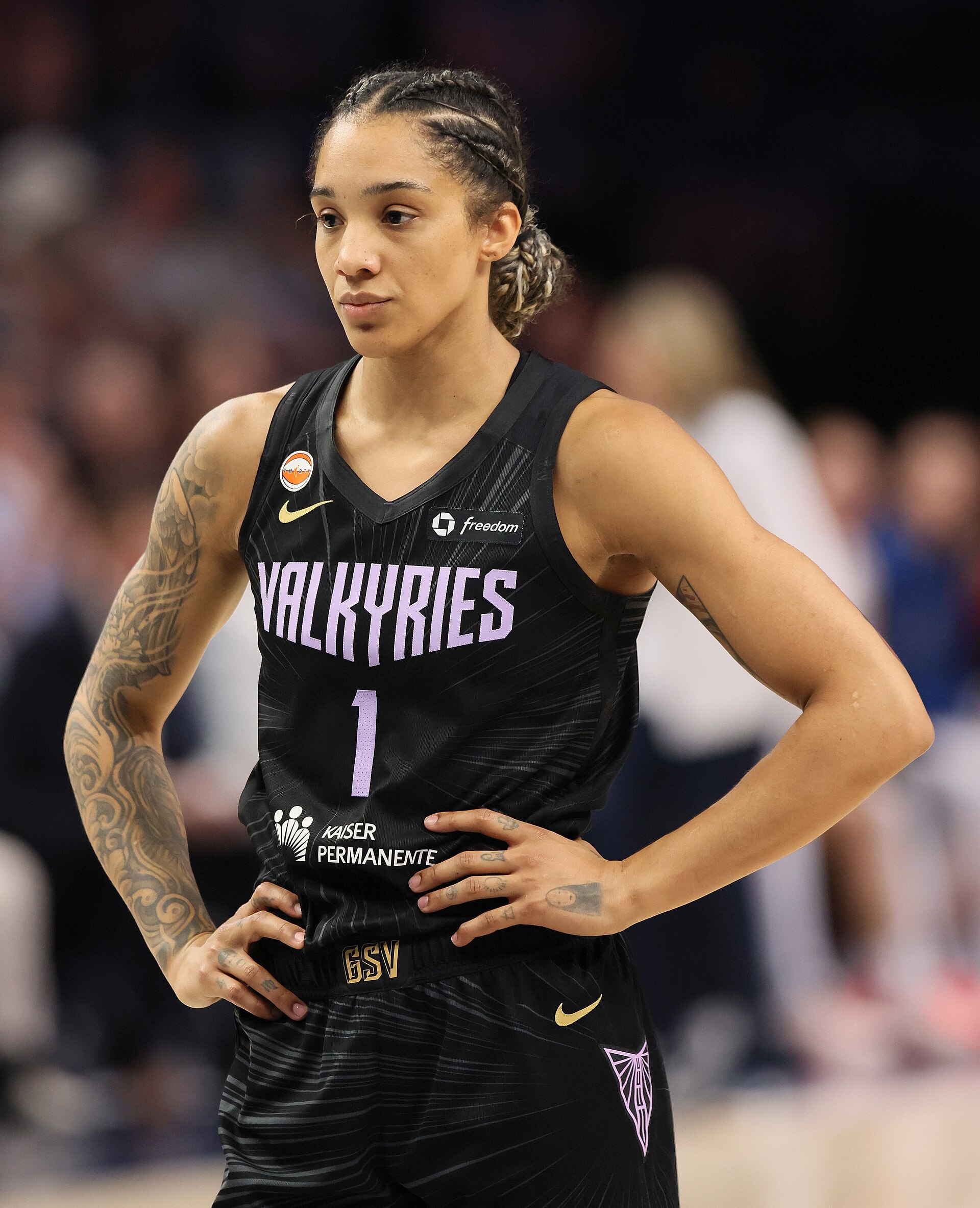 Gabby Williams of the Golden State Valkyries