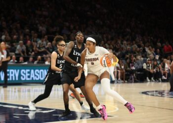Angel Reese of the Atlanta Dream, WNBA Finals 2026